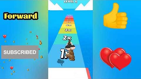 Forward vs Reverse Gaming in Fart Runner | All Levels Gameplay Playthrough video