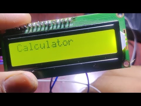 How to make calculator using Arduino UNO very easy to make . - YouTube