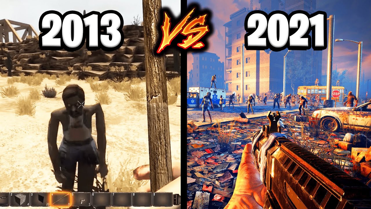 7daytodie  Update 2022  Evolution of 7 Days to Die - From 2013 to 2021