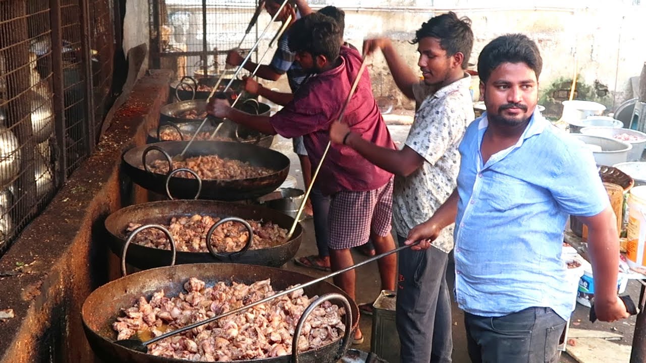 20 Years Old of Vivek Biryani Center  | 1200 plates of Biryani Preparation | | Rajahmundry | Street Food Zone