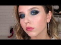 Новогодний макияж / Синее смоки / New Year&#39;s makeup / Blue smoky