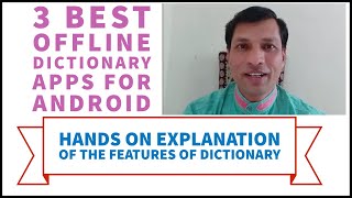 3 #Best# OFFLINE Dictionary Apps for Android | Must Have Apps to Learn English | How to Use screenshot 4