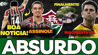 O MONSTRO ESTÁ CHEGANDO NO FLUMINENSE, RENOVAÇÃO DE CONTRATO, ABSURDO CBF CANO E MAIS