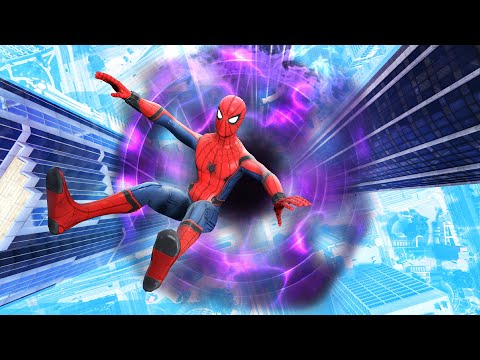 GTA 5 Passing Portals | SPIDERMAN Jumps/Fails (Euphoria Physics)