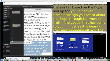 Send CW on a LINUX CW KEYBOARD that appears on your WINDOWS 10 PC in Real Time & @ Near Zero Latency
