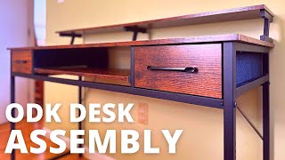 ODK Computer Desk Study Table Assembly | Trais Desk Assembly | Gaming Desk Assembly