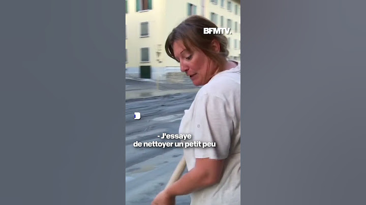 Les images impressionnantes des inondations à Modane en Savoie