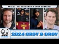 Predicting 2024 oroy  droy winners  pff nfl show