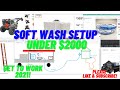 DIY Homemade Soft Wash Setup Under $2000! - Cheap Batch Mix Build Ideas
