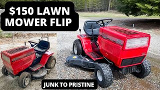 MTD Yard Machine EASY FLIP | Riding Mower Lawn Tractor Basic Maintenance to go from Junk to Like New