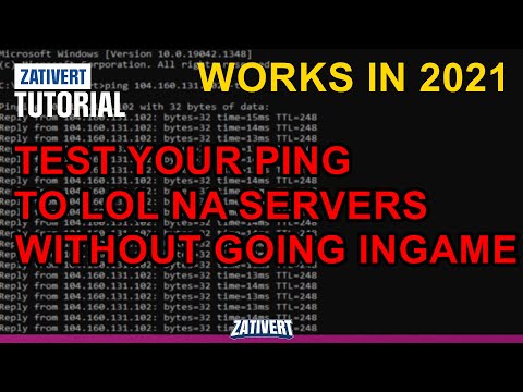 How To Test NA LOL Ping Without Game 2021