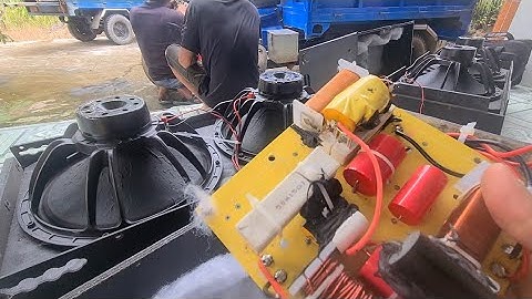 Setup Cos số DMX Làm Mạch Phân Tần Loa Hỏa Tiễn 40 Đôi A trai Đức hòa Long An || Âm thanh kẹo kéo