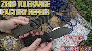 A look at The  Zero Tolerance Factory Refurbish Service - Brand new ZT300 vs Refurbed ZT301