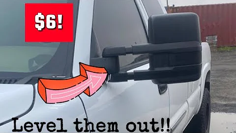 解决卡车后视镜不平问题的方法！