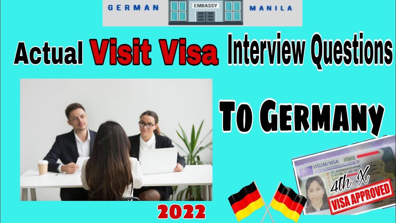 germany visit visa interview questions