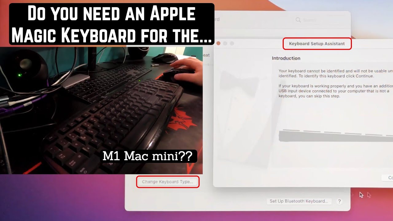 Apple Magic Keyboard NEEDED on an M1 Mac mini??