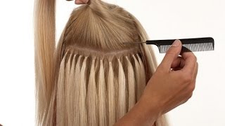 видео Наращивание волос, нарощенные волосы фото