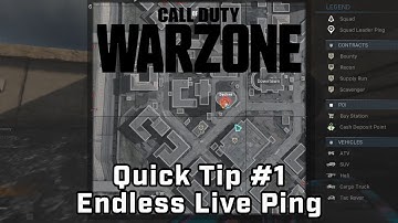 Warzone Quick Tip #1 - Endless Live Ping