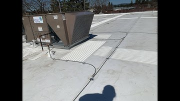Lightning Protection System Video- New Installation Small Commercial Building