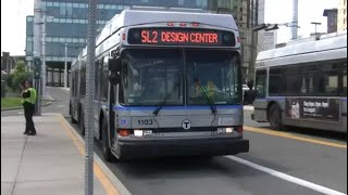 MBTA Silver Line 2: Silver Line Way-South Station via Design Center | 6/21/2017