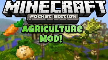Agriculture Mod - Minecraft Pocket Edition - Mod Showcase [0.10.4]