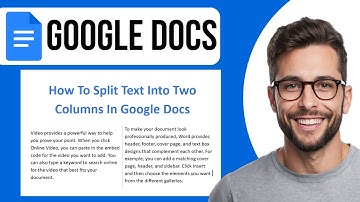 How To Split Text Into Two Columns In Google Docs