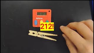 Squeezing the Clothespin Challenge !!! (For the  Making Connections Lab  NYS Living Environment).