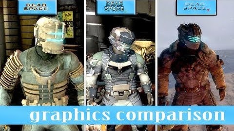 Dead Space 1 vs dead space 2 vs dead space 3 comparison [ HD]