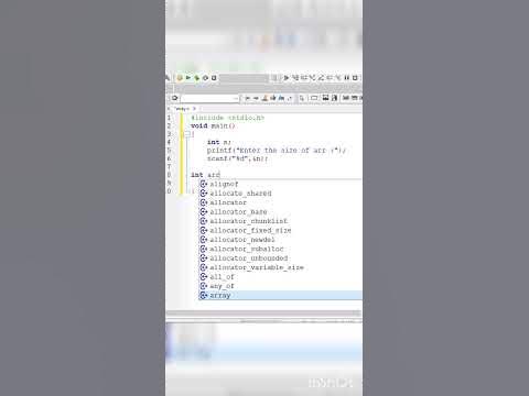 C program to print array.... #shorts #youtubeshorts #youtube - YouTube