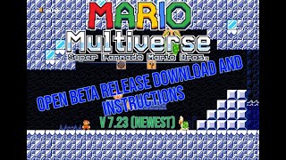 Mario Multiverse Open Beta Download    Account Instructions