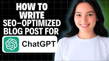 How To Write SEO Optimized Blog Post With Chatgpt 2025 (Simple Steps)