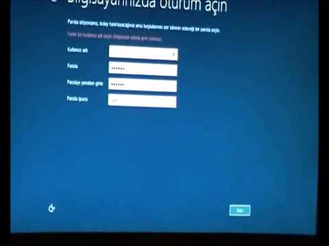 Windows 8 Kurulum Türkçe Anlatım