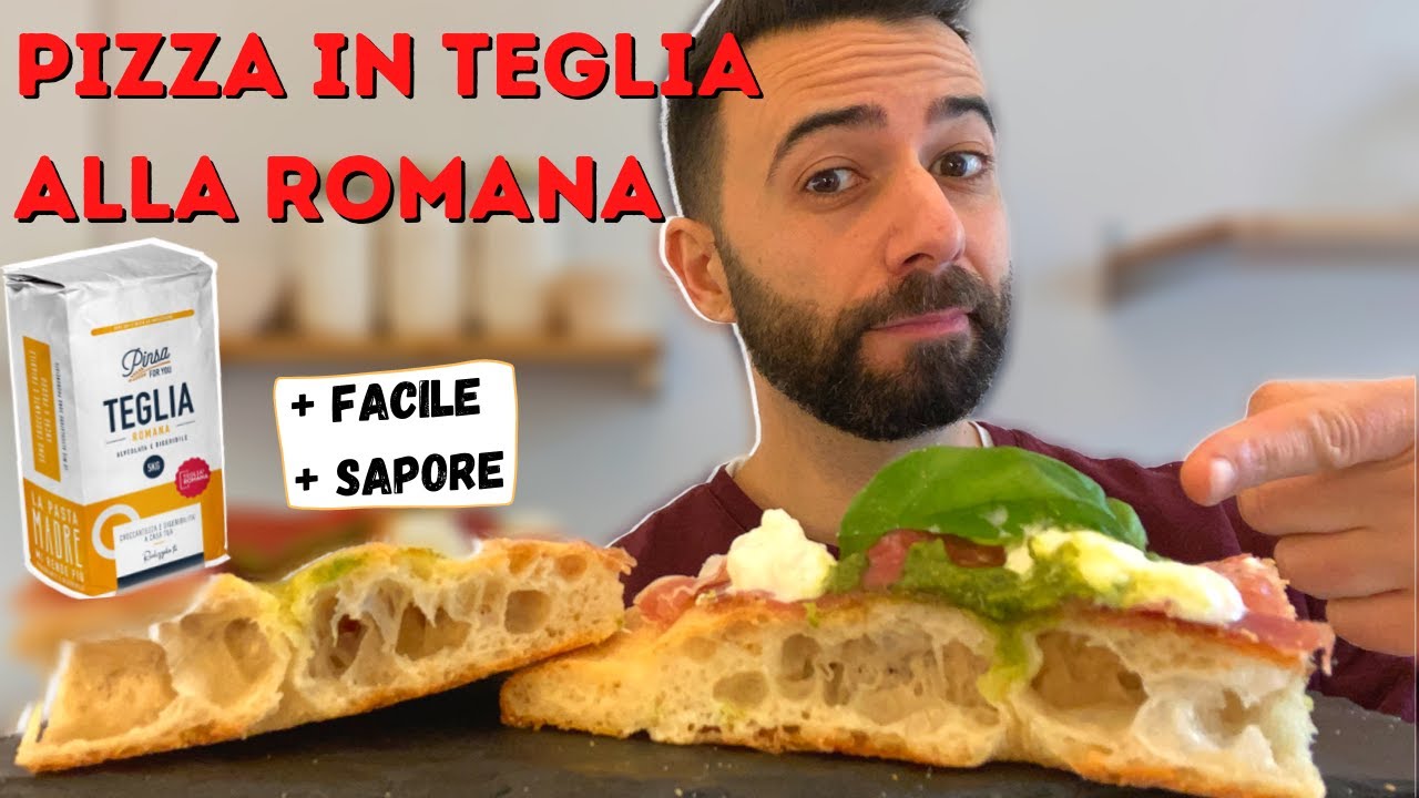 PIZZA IN TEGLIA ALLA ROMANA - LA PIÙ SEMPLICE 🤤 (farina Pinsa for You) 