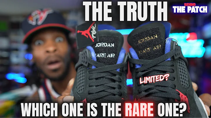 IS IT REALLY RARE?? THE TRUTH BEHING THE JORDAN 4 RARE AIR WHITE & GOLD LETTERING!!