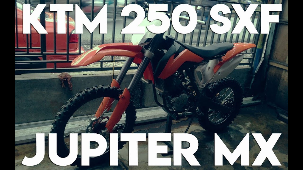 HASIL MODIFIKASI JUPITER MX MENJADI KTM 250 SXF Wannabe YouTube
