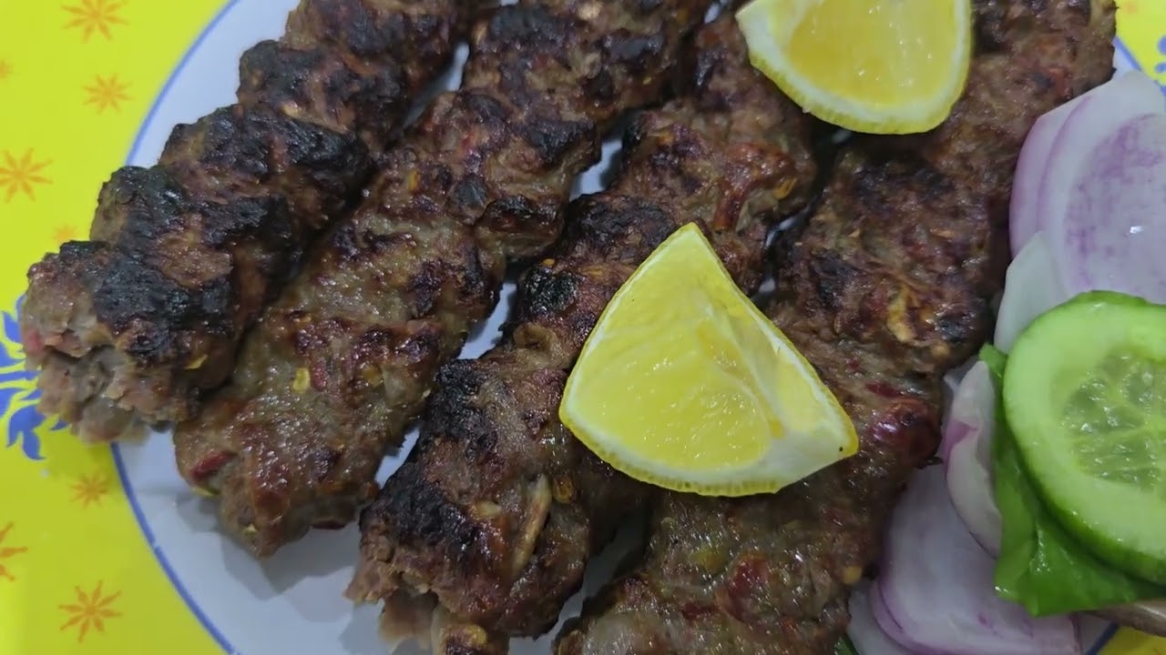 Seekh kebabs.