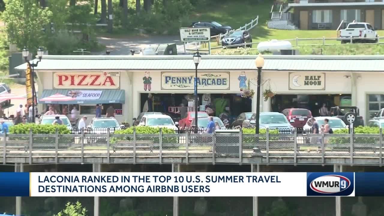 Laconia ranked in the top 10 US summer travel destinations among Airbnb users