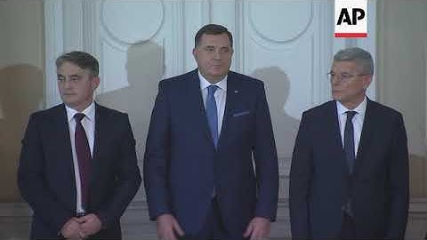 Inauguration of Bosnia's three-member multi-ethnic presidency
