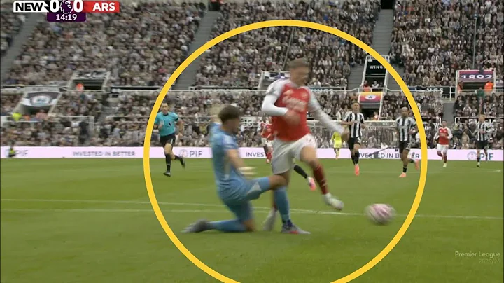 😳 Arsenal's penalty CONTROVERSIALLY DENIED by VAR vs Newcastle | No penalty to Arsenal