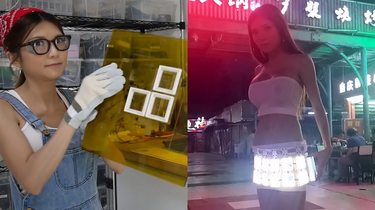Naomi Wu Creates a Corset That Makes Breast Implants Glow