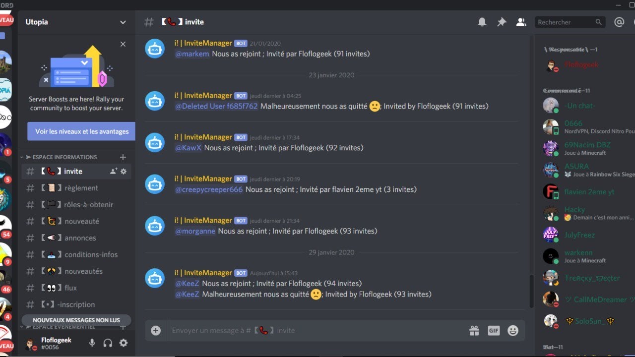Divers (Présentation de serveurs discord) - YouTube
