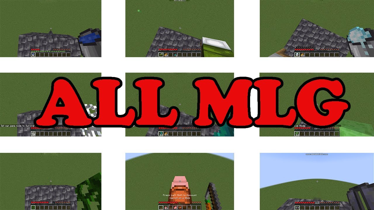 Every MLG In Minecraft 1.18.1[java]|😃😇