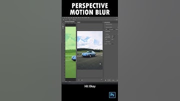 How to create Perspective Motion Blur in photoshop (EASY)