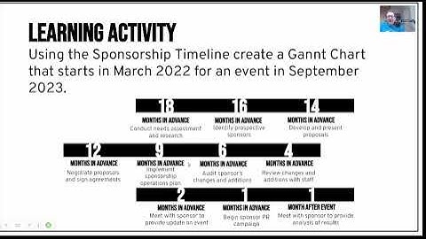 Gantt Chart Video Activity