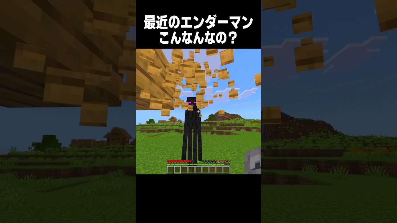 最近のエンダーマンがやばい! #minecraft