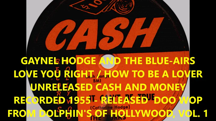 GAYNELL HODGE AND THE BLUE AIRS - LOVE YOU RIGHT /...