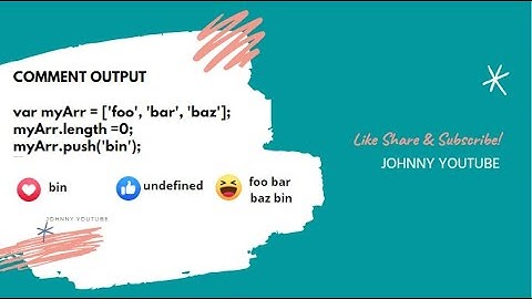 Difference between Array.length = 0 and Array =[] | JavaScript Tricky Interview Questions| Beginners
