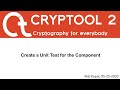 09 -  Create a Unit Test for the Component (CrypTool 2 Development Series)