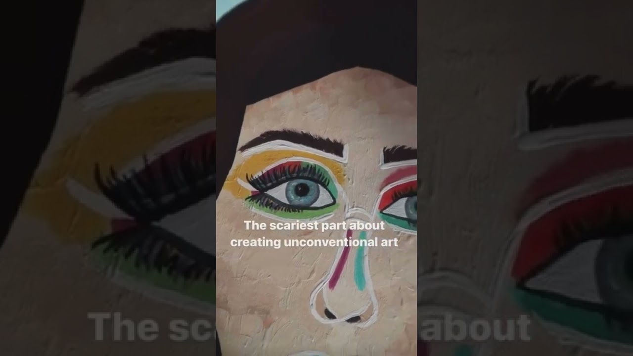 The scariest part about creating unconventional art... 