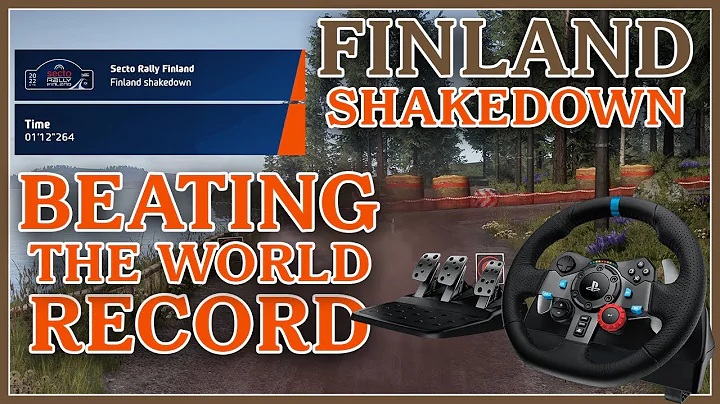 WRC: Beating the World Record! on Finland Shakedown | #wrcgenerations #g29 #rally #worldrecord